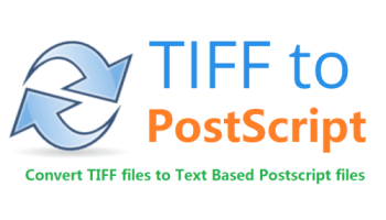 VeryUtils TIFF to Postscript Converter Command Line screenshot