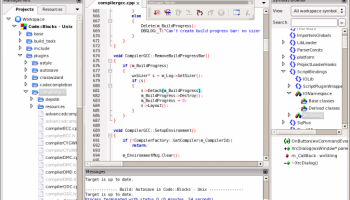 Code::Blocks for Windows screenshot