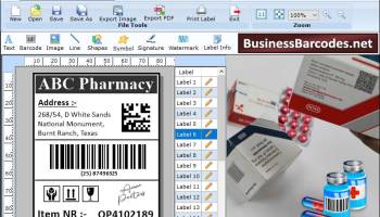 Business Barcodes for Healthcare screenshot