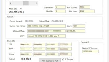 NEXTGEN SUBNET WIDGET screenshot