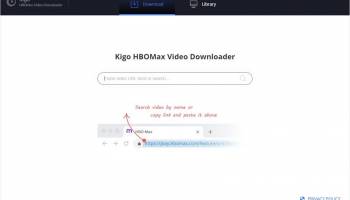 Kigo HBOMax Video Downloader screenshot