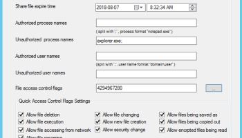 EaseFilter Secure File Sharing SDK screenshot