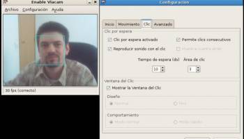 Enable Viacam screenshot