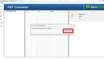GainTools MBOX to PST Converter screenshot