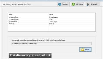 Datarecovery screenshot
