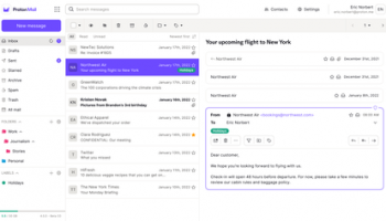 Proton Mail screenshot