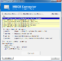 Extract MBOX File screenshot