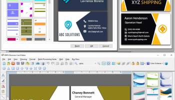 Create Business Cards screenshot