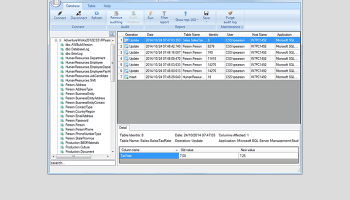 SQL Table Audit screenshot