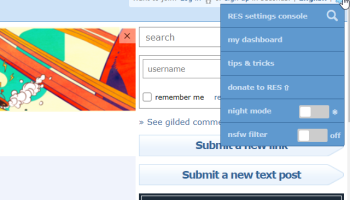 Reddit Enhancement Suite for Firefox screenshot