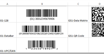 GS1 Linear Barcode Font Suite screenshot
