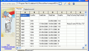 ExcelFile Viewer screenshot
