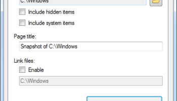 Snap2HTML screenshot