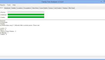 Family Tree Analyzer screenshot