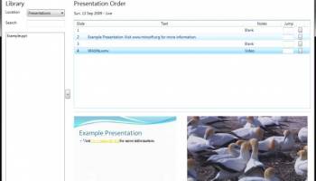 Audiovisual Presenter screenshot