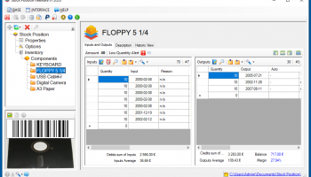 Stock Position screenshot