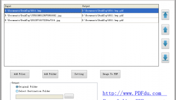 PDFdu Free Image To PDF Converter screenshot