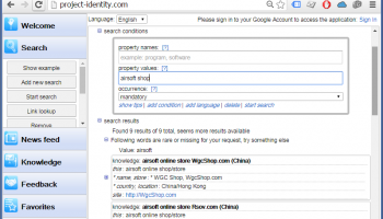 Project Identity screenshot