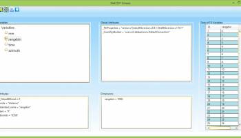netcdf viewer screenshot