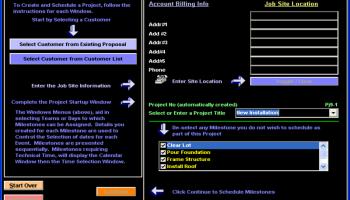 Citrus Construction Scheduler screenshot