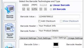 Symbol Barcode screenshot