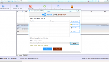 NSF to PST Converter screenshot