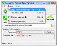 Access Get Password and Remove screenshot