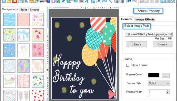 Birthday Greeting Cards Maker screenshot