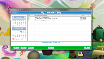 SSuite My Calendar Diary Portable screenshot