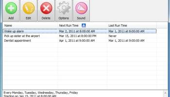 Aida Organizer screenshot