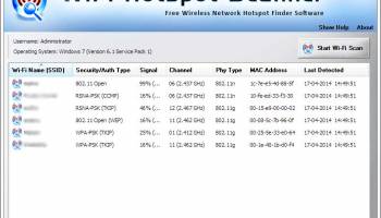 WiFi Hotspot Scanner screenshot