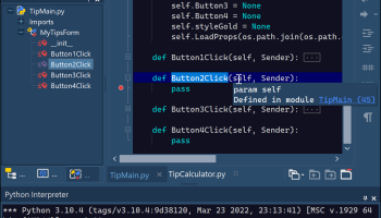 PyScripter Portable screenshot