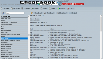 CheatBook Issue 08/2017 screenshot