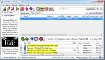 TorrentRover Portable screenshot