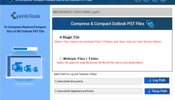 PST Compress and Compact screenshot