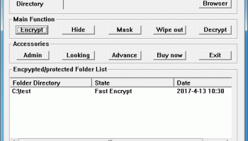 Folder Encryption Fairy screenshot