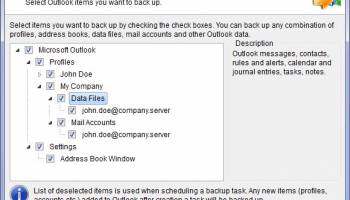 ABF Outlook Backup screenshot