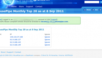 AbusePipe Abuse Desk Management Software screenshot