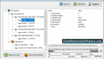 Digital Pictures Data Restore screenshot