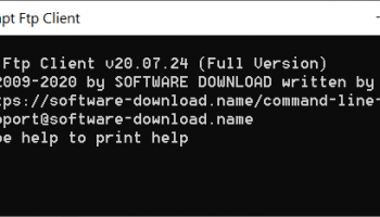 Command Prompt Ftp Client screenshot
