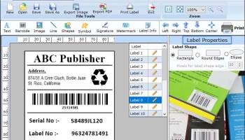 Generate Publisher Barcode screenshot