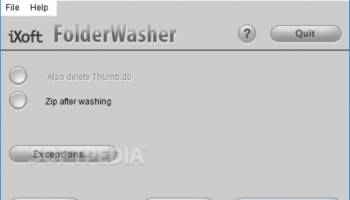 FolderWasher screenshot