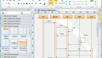 EDraw UML Diagrammer screenshot