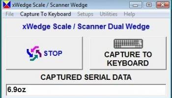 xWedge Weight Scale and Scanner Software screenshot