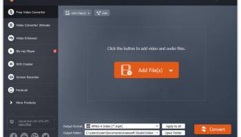 Aiseesoft Free Video Converter screenshot