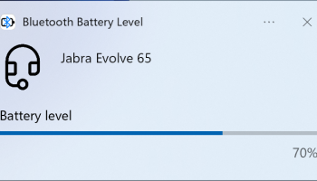 Bluetooth Battery Level screenshot