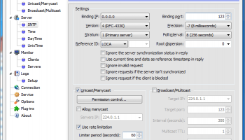 Net Time Server & Client screenshot
