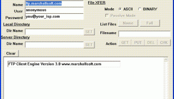 FTP Client Engine for Xbase screenshot