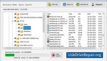 USB Drive Data Restore Software screenshot