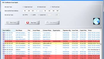 XenArmor Network SSL Certificate Scanner screenshot